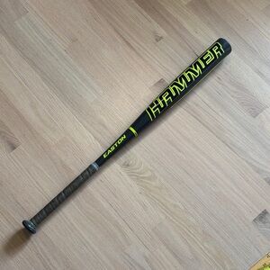 Easton Hammer Baseball Bat - Black and Neon Yellow